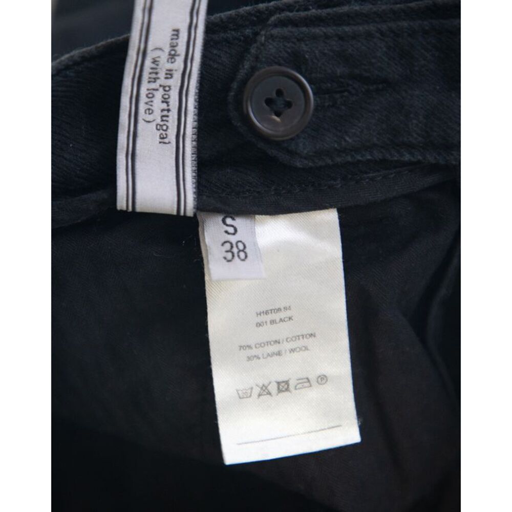 Ami Paris Regular Fit Pants in Black Cotton - Picture 4 of 5